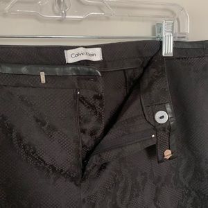 Calvin Klein Snakeskin Print Dress Pants